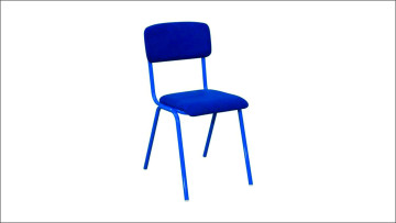 Učitelská židle KLASIK čalouněná modrá