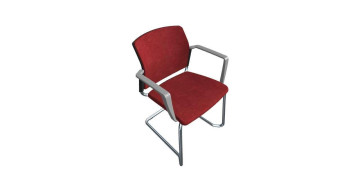 LOGOS CANTILEVER ČALOUNĚNÁ chrom, područky šedé, 002