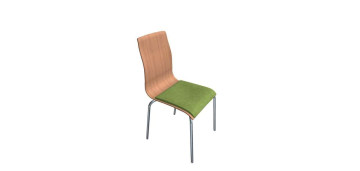 LILLY ČALOUNĚNÝ SEDÁK chrom 034